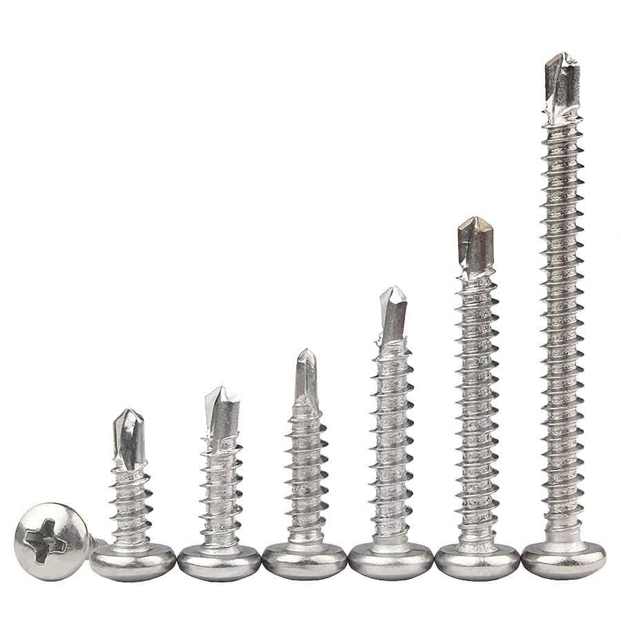 Self drilling Screws Phillips Pan Head DIN7504M Stainless Steel 410-1 Self drilling Screws Phillips Pan Head DIN7504M Stainless Steel 410-1
