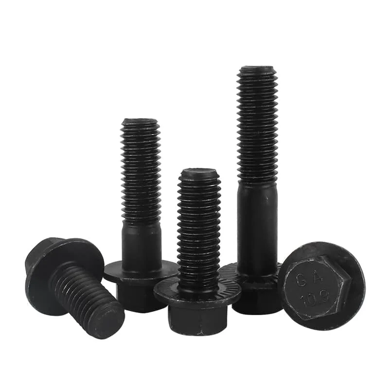 Bolts Hex Flange DIN6921 Class 8.8 Carbon Steel 10B21 Black-1 Bolts Hex Flange DIN6921 Class 8.8 Carbon Steel 10B21 Black-1