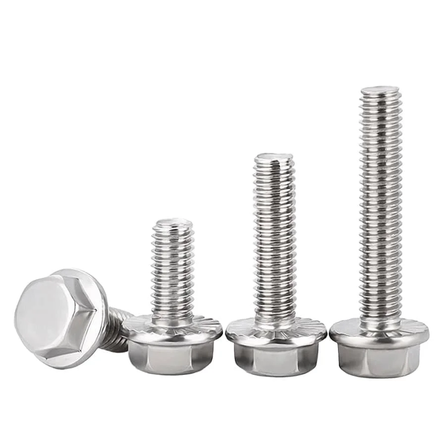 Bolts Hex Flange Fully Threaded DIN6921 A2-70 Stainless Steel 304-1 Bolts Hex Flange Fully Threaded DIN6921 A2-70 Stainless Steel 304-1