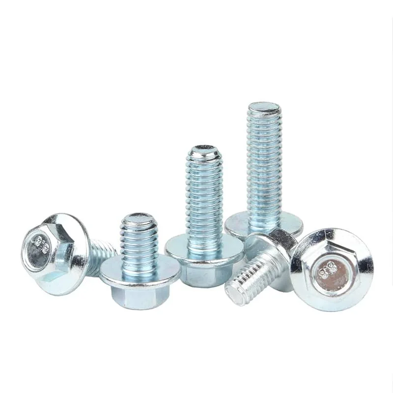 Bolts Hex Flange Fully Threaded DIN6921 Class 8.8 Carbon Steel 10B21-1 Bolts Hex Flange Fully Threaded DIN6921 Class 8.8 Carbon Steel 10B21-1