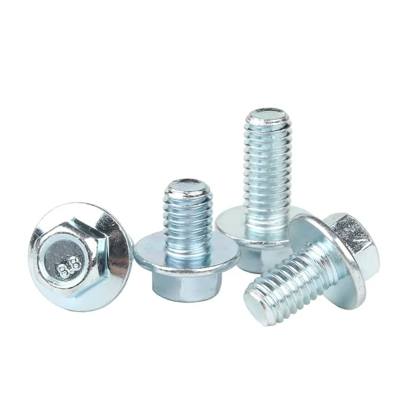 Bolts Hex Flange Fully Threaded DIN6921 Class 8.8 Carbon Steel 10B21-2 Bolts Hex Flange Fully Threaded DIN6921 Class 8.8 Carbon Steel 10B21-2