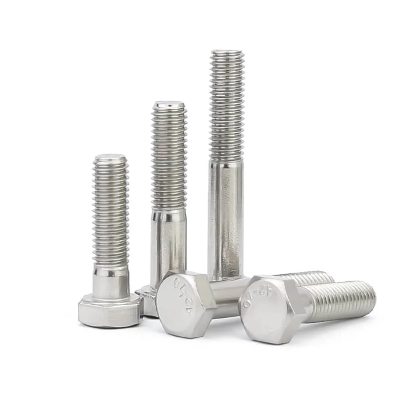 DIN931 Hex Head Bolts Half Thread A2-50 Stainless Steel 304-1 DIN931 Hex Head Bolts Half Thread A2-50 Stainless Steel 304-1