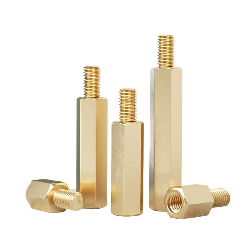 Copper Stud Single Pass Hexagonal Column YJT 13001 BrassC3604-1 Copper Stud Single Pass Hexagonal Column YJT 13001 BrassC3604-1