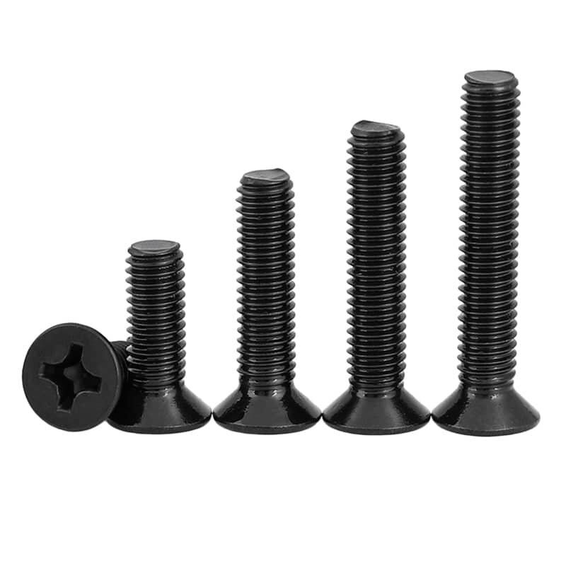 Machine Screws Phillips Flat Head DIN965 Carbon Steel 1008-1 Machine Screws Phillips Flat Head DIN965 Carbon Steel 1008-1