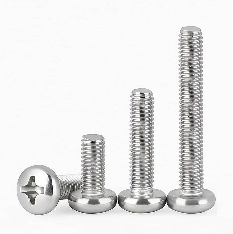 Machine Screws Phillips Pan Head GB823 Stainless Steel 304-1 Machine Screws Phillips Pan Head GB823 Stainless Steel 304-1