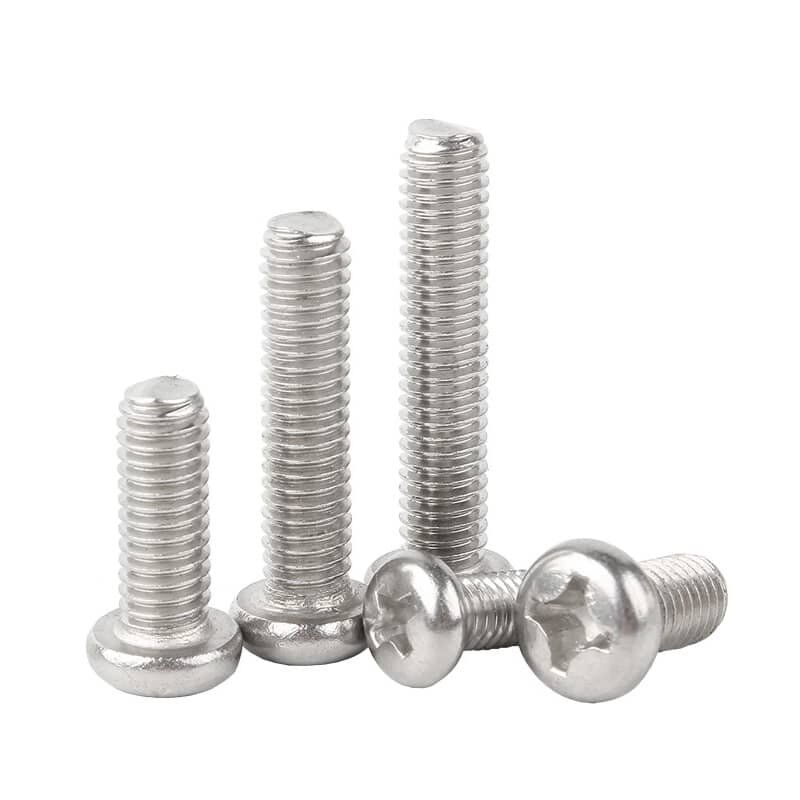 Machine Screws Phillips Pan Head GB823 Stainless Steel 316-1 Machine Screws Phillips Pan Head GB823 Stainless Steel 316-1