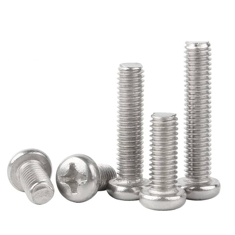 Machine Screws Phillips Pan Head GB823 Stainless Steel 316-2 Machine Screws Phillips Pan Head GB823 Stainless Steel 316-2