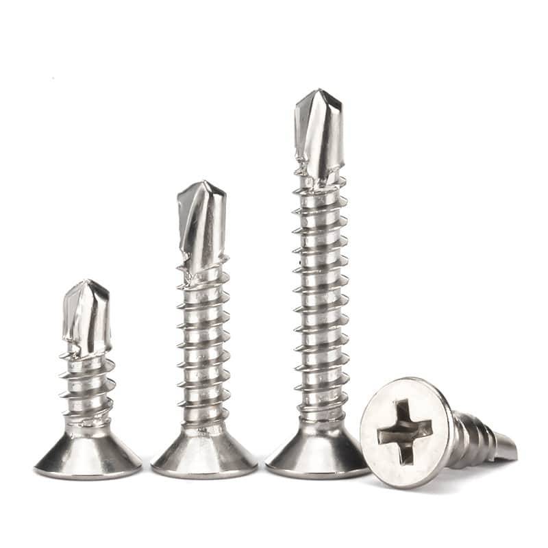 Self drilling Screws Phillips Flat Head DIN7504O Stainless Steel 304-1 Self drilling Screws Phillips Flat Head DIN7504O Stainless Steel 304-1