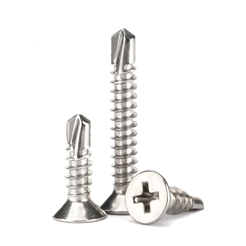 Self drilling Screws Phillips Flat Head DIN7504O Stainless Steel 304-2 Self drilling Screws Phillips Flat Head DIN7504O Stainless Steel 304-2
