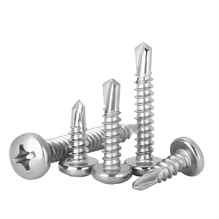 Self drilling Screws Phillips Pan Head DIN7504M Stainless Steel 304-4 Self drilling Screws Phillips Pan Head DIN7504M Stainless Steel 304-4