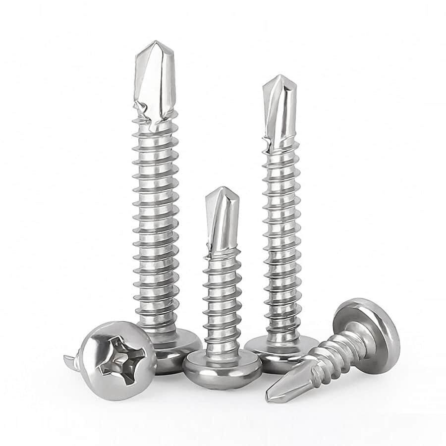 Self drilling Screws Phillips Pan Head DIN7504M Stainless Steel 316-2 Self drilling Screws Phillips Pan Head DIN7504M Stainless Steel 316-2