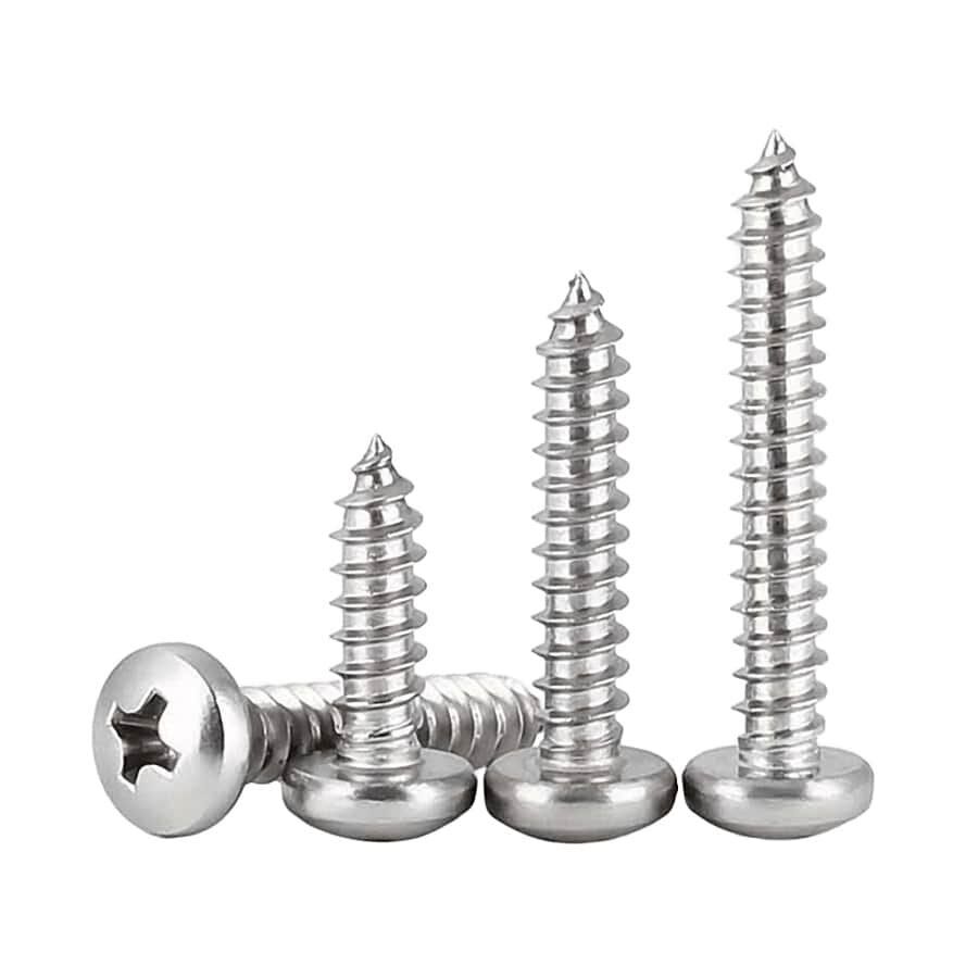 Self tapping Screws Pan Head DIN7981 Stainless Steel 304 -5 Self tapping Screws Pan Head DIN7981 Stainless Steel 304 -5