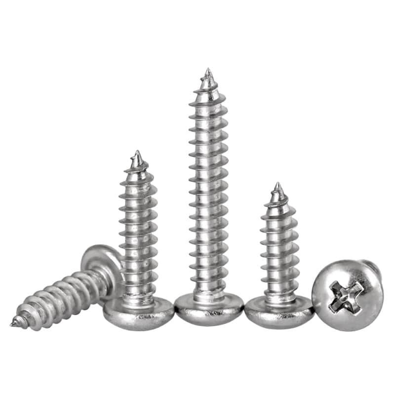 Self tapping Screws Pan Head DIN7981 Stainless Steel 316-2 Self tapping Screws Pan Head DIN7981 Stainless Steel 316-2